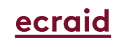 Ecraid’s clean typographic logo uses lower case for approachability. The underline emphasises confidence and strength